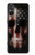 S3850 Crâne de drapeau américain Etui Coque Housse pour Sony Xperia 5 V