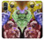 S3914 Galaxie colorée de costume d'astronaute de nébuleuse Etui Coque Housse pour Sony Xperia 5 V