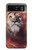 S0691 Peinture Leo Etui Coque Housse pour Motorola Razr 40
