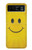 S1146 Sourire Soleil Jaune Etui Coque Housse pour Motorola Razr 40