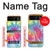 S1697 Tie Dye coloré imprimé graphique Etui Coque Housse pour Motorola Razr 40