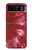 S2480 Tie dye rouge Etui Coque Housse pour Motorola Razr 40