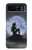 S2668 Silhouette sirène Lune Nuit Etui Coque Housse pour Motorola Razr 40