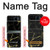 S2896 Marbre d'or imprimé graphique Etui Coque Housse pour Motorola Razr 40