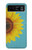 S3039 Tournesol Bleu millésimé Etui Coque Housse pour Motorola Razr 40