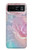 S3050 Pastel Fleurs millésimé Etui Coque Housse pour Motorola Razr 40