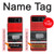 S3204 Rouge Cassette Recorder graphique Etui Coque Housse pour Motorola Razr 40