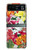 S3205 Fleurs Art Retro Etui Coque Housse pour Motorola Razr 40