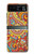 S3402 Floral Paisley Seamless Etui Coque Housse pour Motorola Razr 40