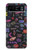 S3433 Néon graphique millésimé Etui Coque Housse pour Motorola Razr 40