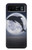 S3510 Dauphin Lune Nuit Etui Coque Housse pour Motorola Razr 40
