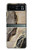 S3700 Imprimé graphique or marbré Etui Coque Housse pour Motorola Razr 40