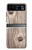 S3822 Graphique de la texture du bois imprimé Etui Coque Housse pour Motorola Razr 40