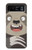 S3855 Dessin animé visage paresseux Etui Coque Housse pour Motorola Razr 40