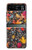 S3889 feuille d'érable Etui Coque Housse pour Motorola Razr 40