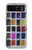 S3956 Graphique de boîte à palette aquarelle Etui Coque Housse pour Motorola Razr 40
