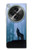 S0935 Loup Hurlant dans la forêt Etui Coque Housse pour OnePlus OPEN