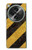 S2231 Noir et Jaune Ligne de risque rayé Etui Coque Housse pour OnePlus OPEN