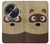 S2825 Mignon raton laveur animé Dessin Etui Coque Housse pour OnePlus OPEN
