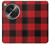 S2931 Rouge Buffle motif de vérification Etui Coque Housse pour OnePlus OPEN