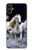 S0246 Cheval Blanc Etui Coque Housse pour Samsung Galaxy A05