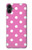 S2358 Rose à pois Etui Coque Housse pour Samsung Galaxy A05