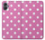 S2358 Rose à pois Etui Coque Housse pour Samsung Galaxy A05