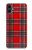 S2374 Motif Tartan Rouge Etui Coque Housse pour Samsung Galaxy A05