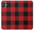 S2931 Rouge Buffle motif de vérification Etui Coque Housse pour Samsung Galaxy A05