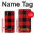 S2931 Rouge Buffle motif de vérification Etui Coque Housse pour Samsung Galaxy A05