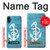 S3053 Marin Blue Anchor Etui Coque Housse pour Samsung Galaxy A05