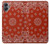 S3355 Motif Bandana Rouge Etui Coque Housse pour Samsung Galaxy A05