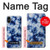 S3439 Tissu Indigo Tie Dye Etui Coque Housse pour Samsung Galaxy A05