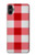 S3535 Rouge vichy Etui Coque Housse pour Samsung Galaxy A05