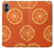 S3946 Motif orange sans couture Etui Coque Housse pour Samsung Galaxy A05