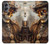 S3949 Crâne Steampunk Fumer Etui Coque Housse pour Samsung Galaxy A05