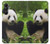 S1073 Panda Prenez plaisir à manger Etui Coque Housse pour Samsung Galaxy A05s