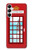 S2059 Angleterre britannique Cabine téléphonique Minimaliste Etui Coque Housse pour Samsung Galaxy A05s