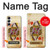 S2833 Poker Carte Coeurs Reine Etui Coque Housse pour Samsung Galaxy A05s