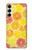 S3408 citron Etui Coque Housse pour Samsung Galaxy A05s