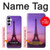 S3447 Paris Eiffel Le coucher du soleil Etui Coque Housse pour Samsung Galaxy A05s