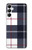S3452 Plaid en tissu Etui Coque Housse pour Samsung Galaxy A05s