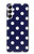 S3533 Bleu à pois Etui Coque Housse pour Samsung Galaxy A05s