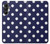 S3533 Bleu à pois Etui Coque Housse pour Samsung Galaxy A05s