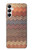 S3752 Motif de tissu en zigzag imprimé graphique Etui Coque Housse pour Samsung Galaxy A05s
