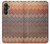 S3752 Motif de tissu en zigzag imprimé graphique Etui Coque Housse pour Samsung Galaxy A05s