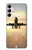S3837 Avion Décollage Sunrise Etui Coque Housse pour Samsung Galaxy A05s