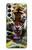 S3838 Tigre du Bengale qui aboie Etui Coque Housse pour Samsung Galaxy A05s