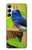 S3839 Oiseau bleu du bonheur Oiseau bleu Etui Coque Housse pour Samsung Galaxy A05s