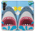 S3947 Caricature d'hélicoptère de requin Etui Coque Housse pour Samsung Galaxy A05s